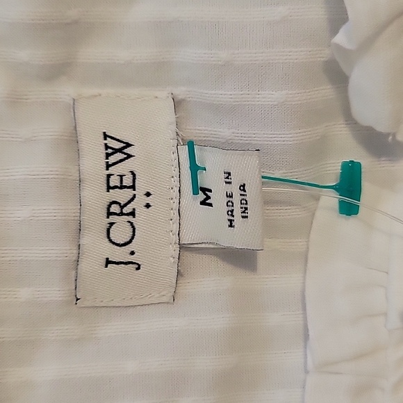 JCrew Cotton flutter sleeve top - Picture 2 of 7